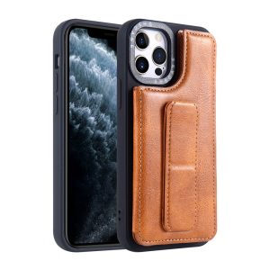 Premium Wallet Case For Apple - iPhone 11 Pro Max, Light Brown