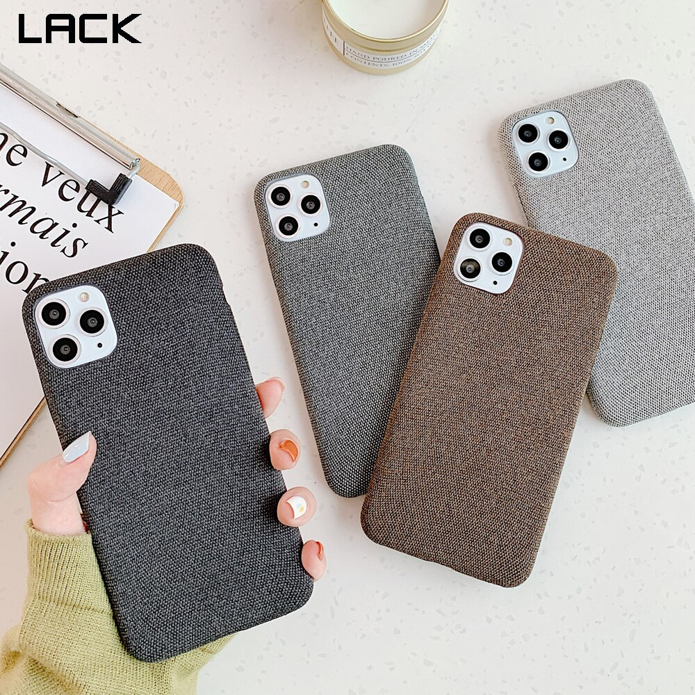 Apple Iphone Iphone 11 Soft Back Cover Cotton Linen Cloth Fabrics
