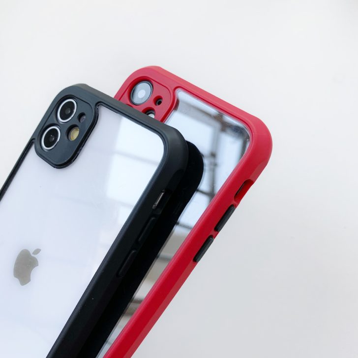 Shockproof Silicon Bumper Phone Case For Apple iPhone Series