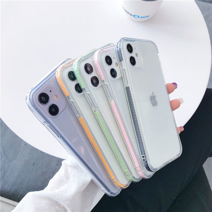 Premium Bumper Transparent Case For iPhone Series