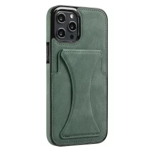 Leather Wallet Case for Apple - iPhone 14 Pro, Green