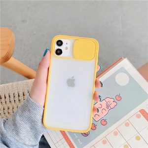 Sliding Camera Protection Case for Apple iPhone Series - iPhone 11 Pro Max, Yellow