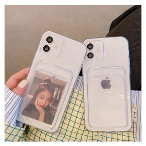 Transparent Card Holder Case For Apple iPhone Series - iPhone 11 Pro Max