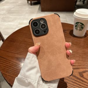 Suede Fabric Case For Apple - iPhone 11 Pro, Brown