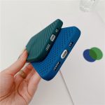 Camera Protection Mesh Silicone Back Case for Apple iPhone Series