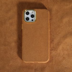 Premium Fabric Case For Apple iPhone Series - iPhone 13 Pro Max, Brown