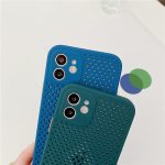 Camera Protection Mesh Silicone Back Case for Apple iPhone Series