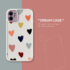Premium Designer Case Cover for Apple iPhone Series - iPhone 7/8/SE2020, Painted Hearts