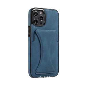 Leather Wallet Case for Apple - iPhone 14 Plus, Blue