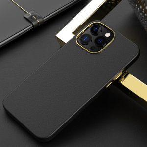 Platinum PC Case For Apple iPhone Series - iPhone 12 Pro Max, Black