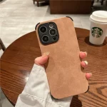 Suede Fabric Case For Apple