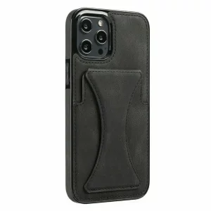 Leather Wallet Case for Apple - iPhone 14 Plus, Black