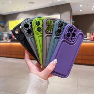 Frosted Silicon Back Case For Apple iPhone Series