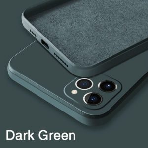 Liquid Silicone Case for Apple - iPhone XS Max, Dark Green