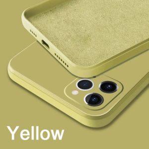 Liquid Silicone Case for Apple - iPhone 7 Plus / 8 Plus, Yellow