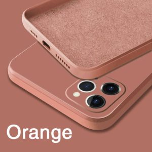 Liquid Silicone Case for Apple - iPhone 7 Plus / 8 Plus, Orange