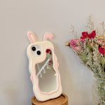 Blush Bunny Mirror Case For Apple IPhone Series
