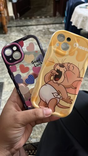 Cheesy Chuckles Cartoon Case For Apple IPhone Series photo review