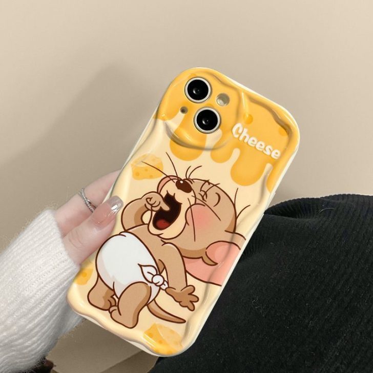 Cheesy Chuckles Cartoon Case For Apple IPhone Series