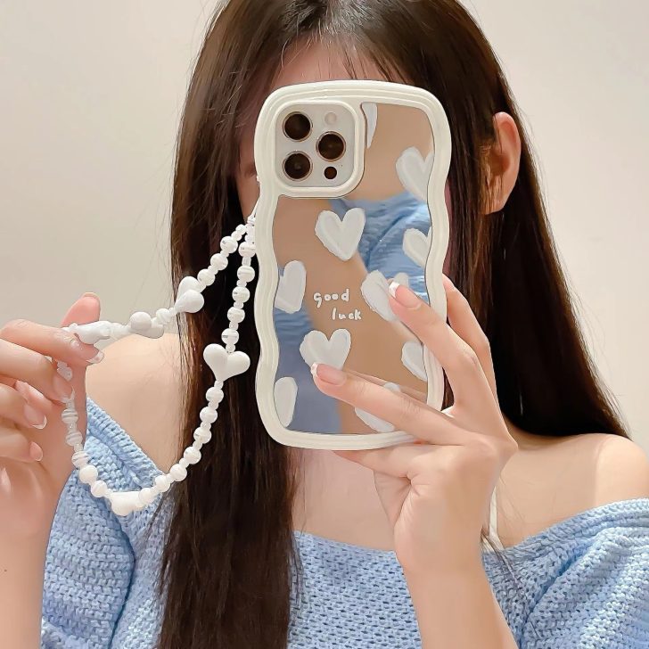 Mirror Heart Magic Case For Apple IPhone Series
