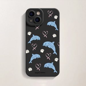 Dolphin Dreams Silicone Case for Apple iPhone Series