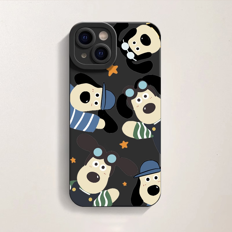 Whimsical Pups Adventure Silicone Case for Apple iPhone Series – view 3