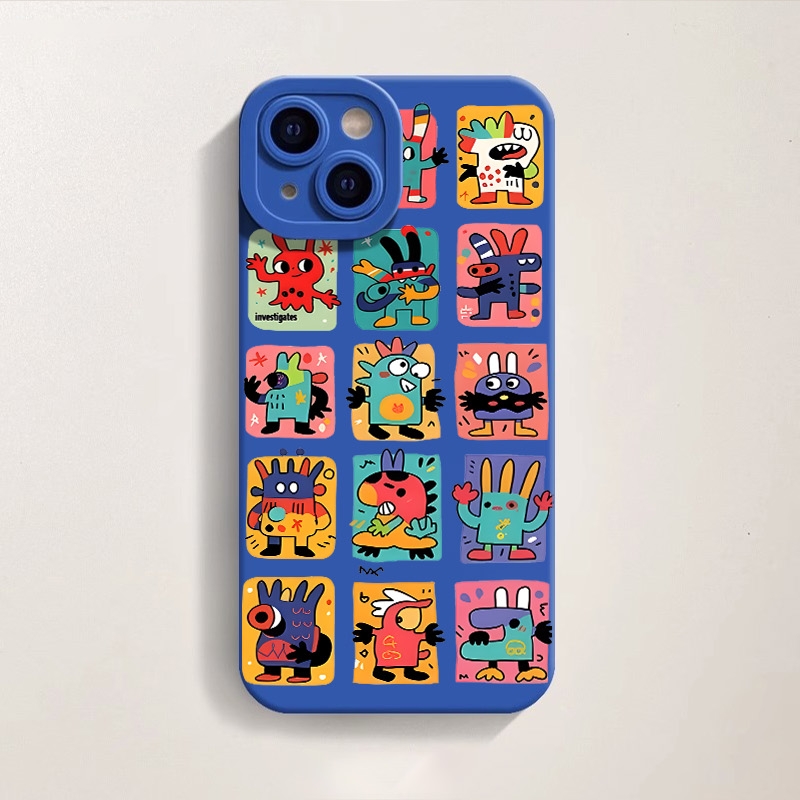Funky Monster Mash Silicone Case for Apple iPhone Series – view 4