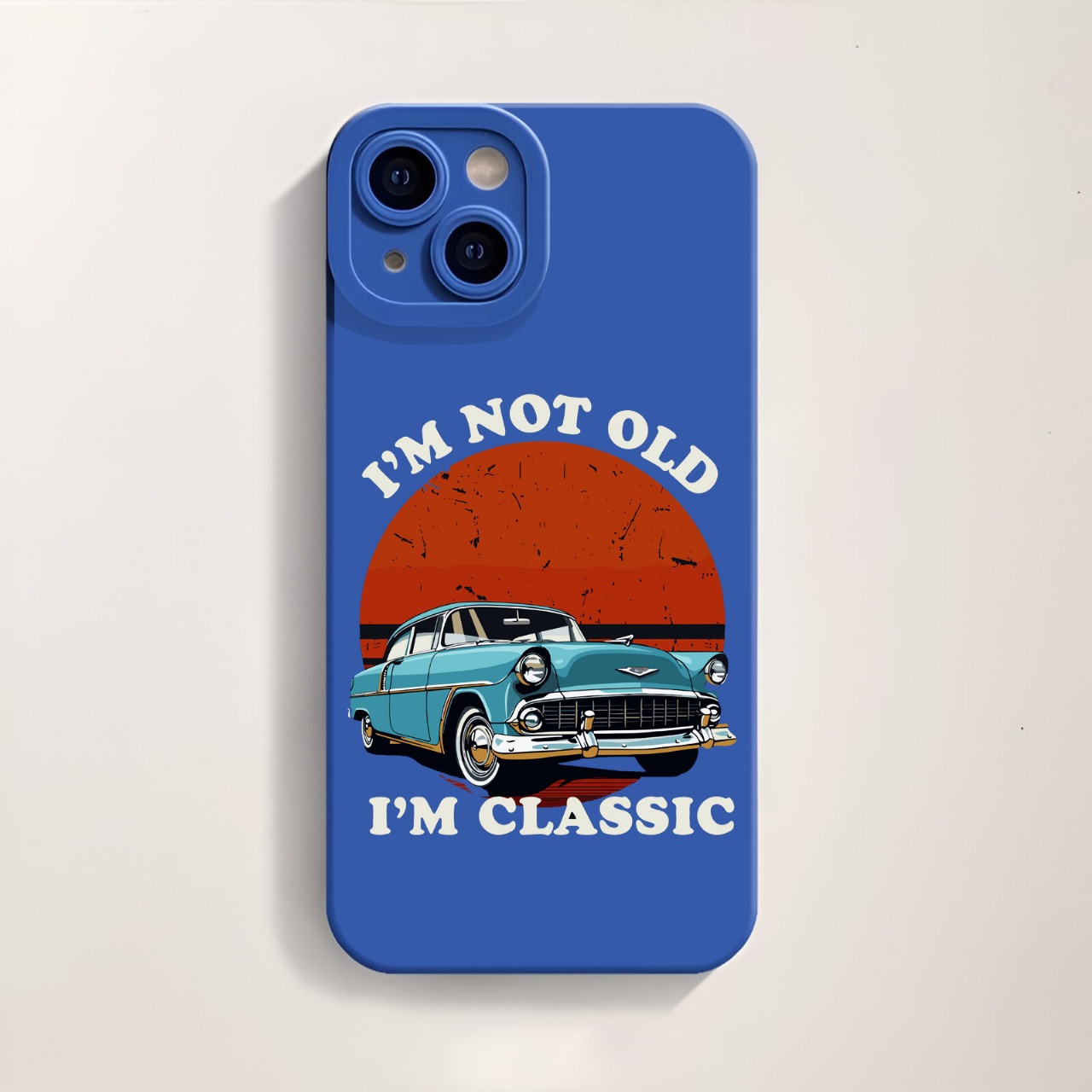 Vintage Charm Classic Car Silicone Case for Apple iPhone Series – view 3
