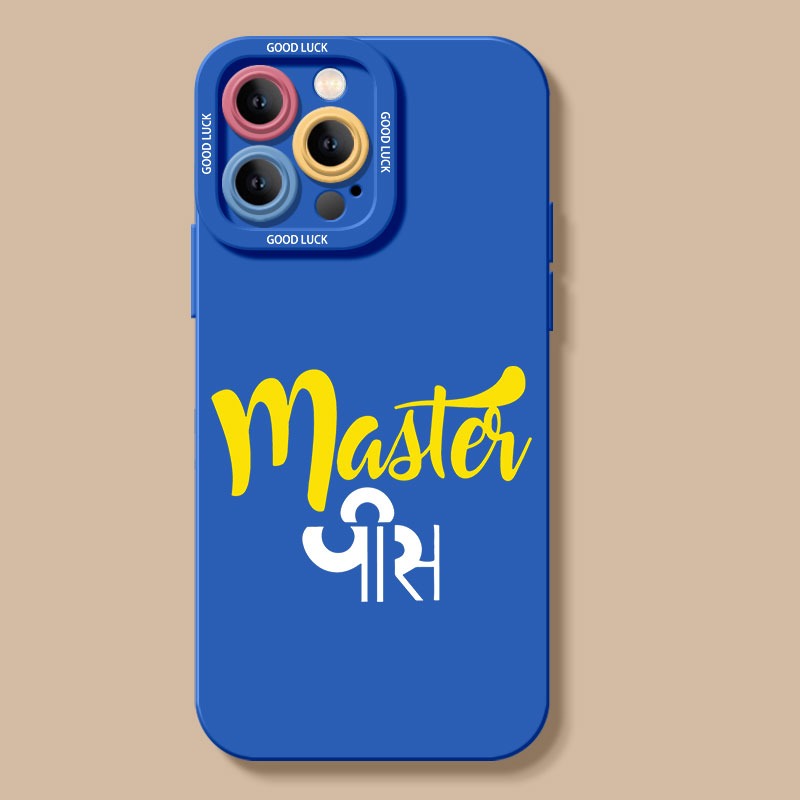 Masterpiece Typography Design Silicone Case for Apple iPhone Series – view 2