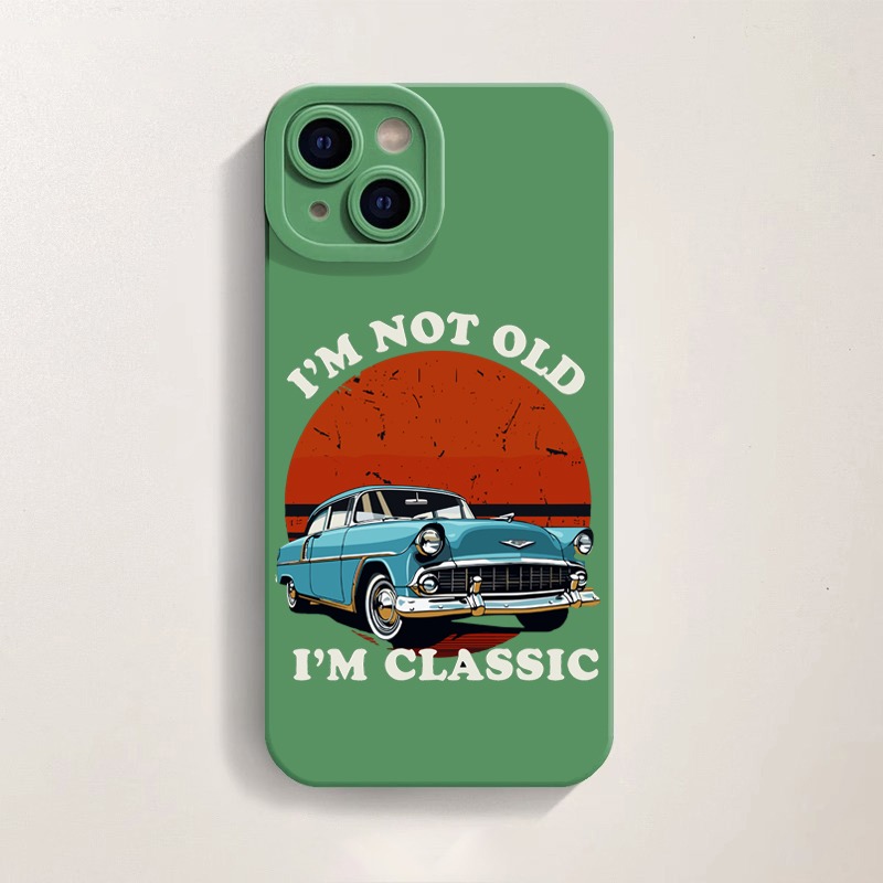 Vintage Charm Classic Car Silicone Case for Apple iPhone Series – view 4