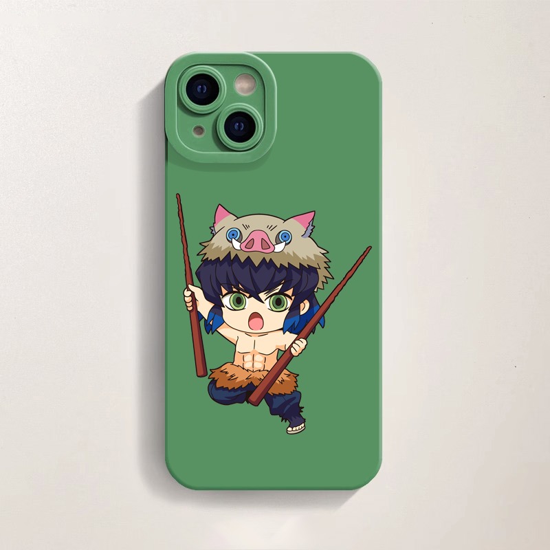 Anime Warrior Chibi Silicone Case for Apple iPhone Series – view 4