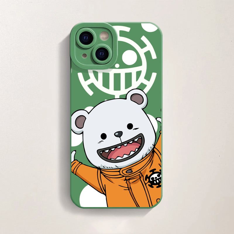 Cheerful Bear Pirate Adventure Silicone Case for Apple iPhone Series – view 3