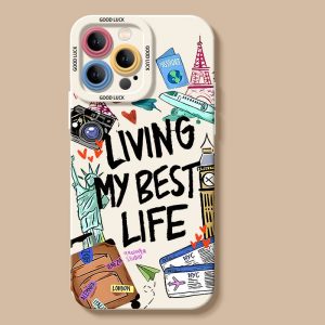 Adventure Travel Silicone Case for Apple iPhone Series