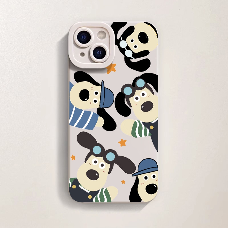 Whimsical Pups Adventure Silicone Case for Apple iPhone Series – view 1