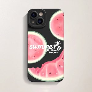 Watermelon Summer Silicone Case for Apple iPhone Series