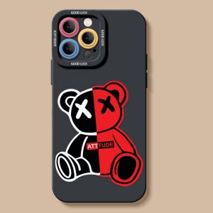 Attitude Bear Silicone Case for Apple iPhone Series
