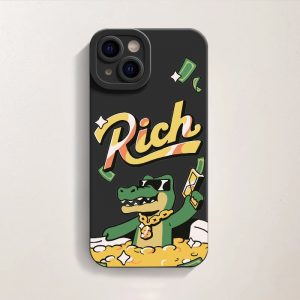 Rich Croco Silicone Case for Apple iPhone Series
