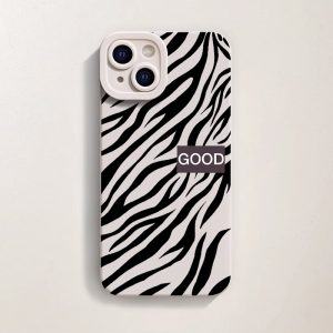 Zebra Vibe Silicone Case for Apple iPhone Series