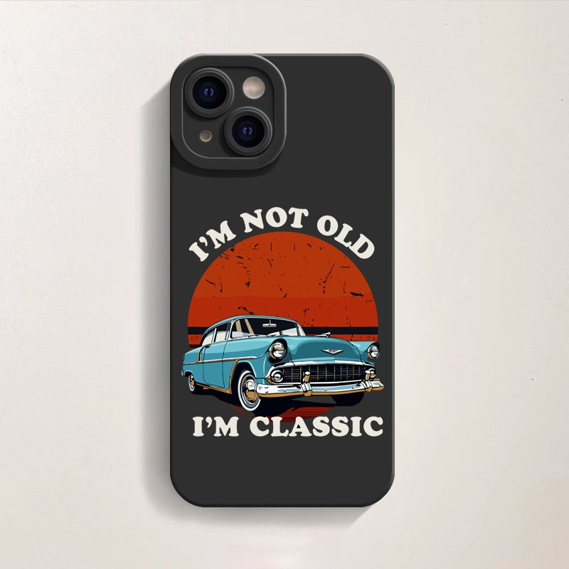 Vintage Charm Classic Car Silicone Case for Apple iPhone Series – view 1