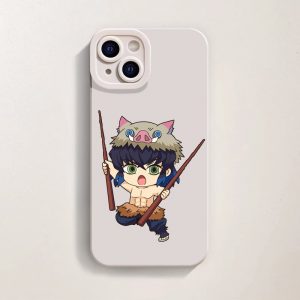 Anime Warrior Chibi Silicone Case for Apple iPhone Series
