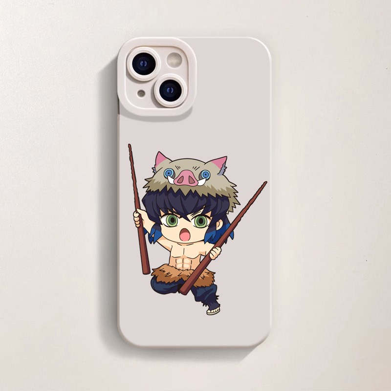Anime Warrior Chibi Silicone Case for Apple iPhone Series – view 1