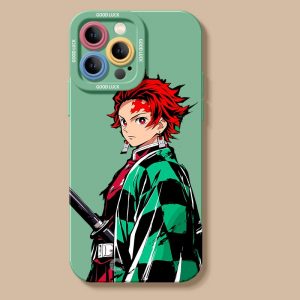 Heroic Samurai Anime Art Silicone Case for Apple iPhone Series