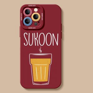 Cozy Chai Moments Silicone Case for Apple iPhone Series