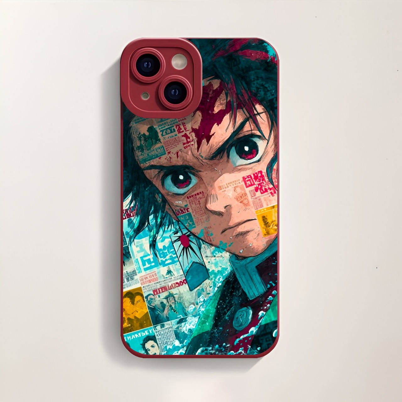 Bold Anime Collage Design Silicone Case for Apple iPhone Series – view 3