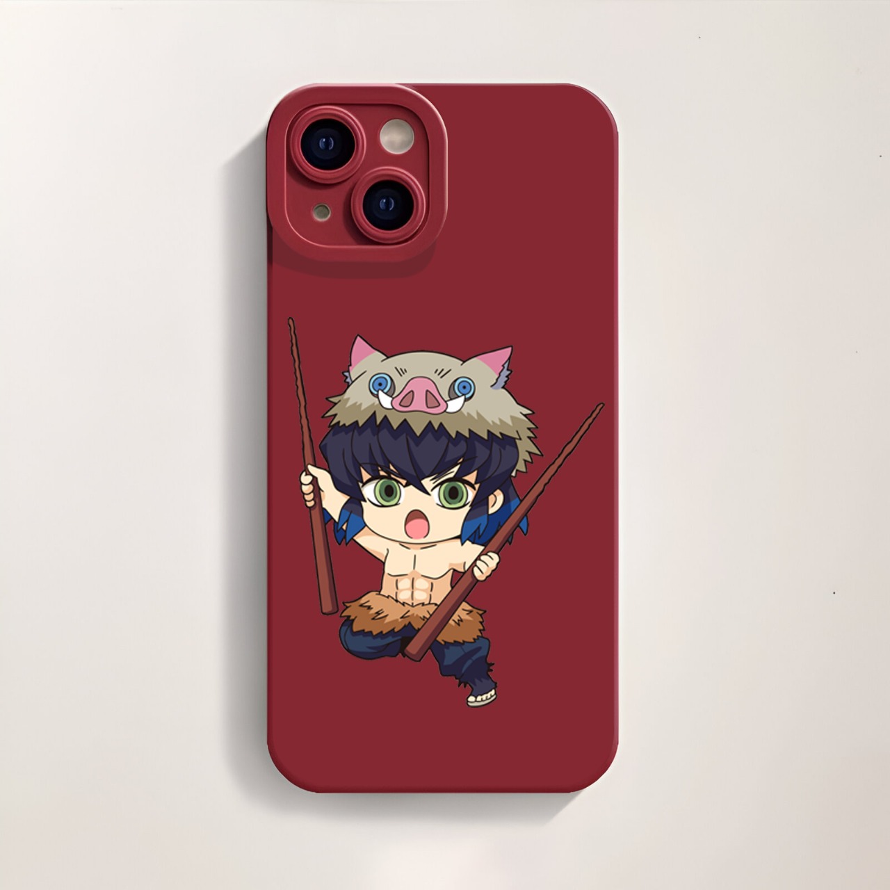 Anime Warrior Chibi Silicone Case for Apple iPhone Series – view 3