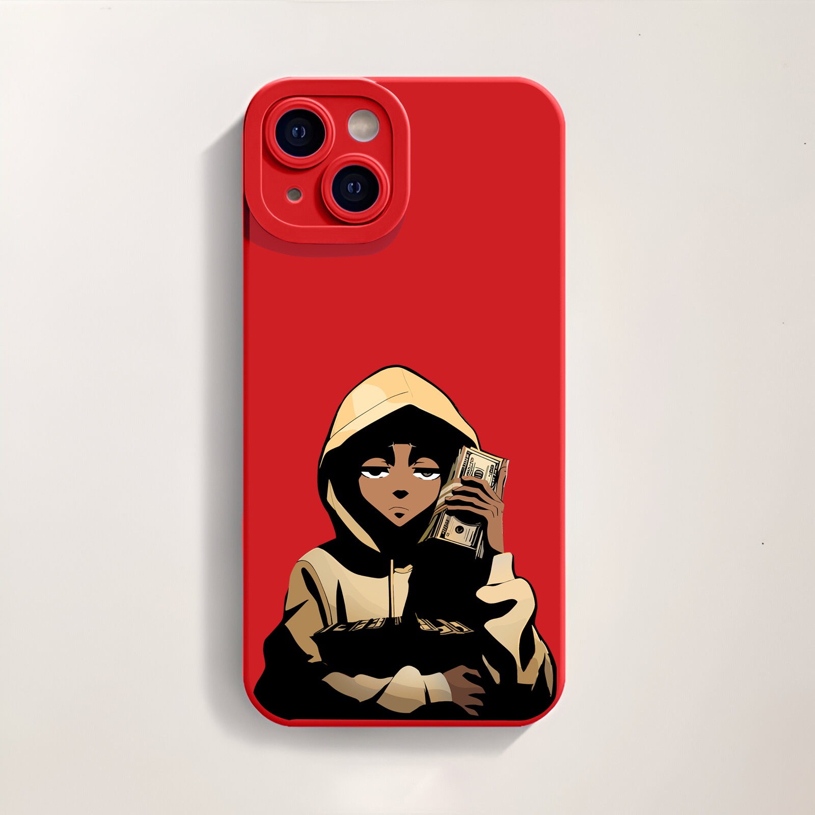 Cash Stack Hoodie Vibe Silicone Case for Apple iPhone Series – view 4
