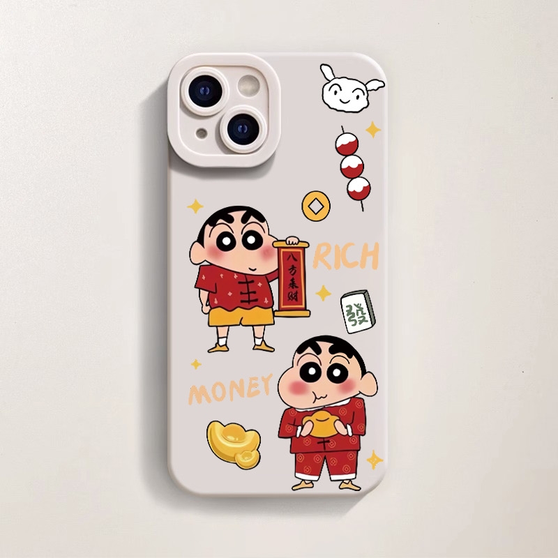 Playful Prosperity Cartoon Silicone Case for Apple iPhone Series – view 2