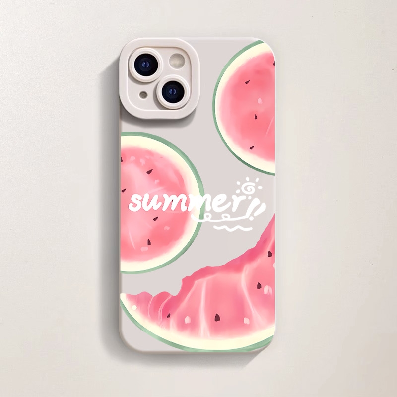 Juicy Watermelon Summer Vibes Silicone Case for Apple iPhone Series – view 2