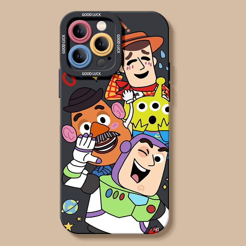 Playful Galactic Friends Silicone Case for Apple iPhone Series – view 2