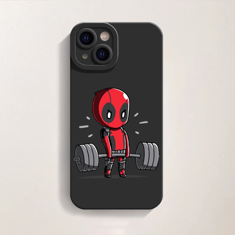 Chibi Weightlifting Hero Silicone Case for Apple iPhone Series – view 2